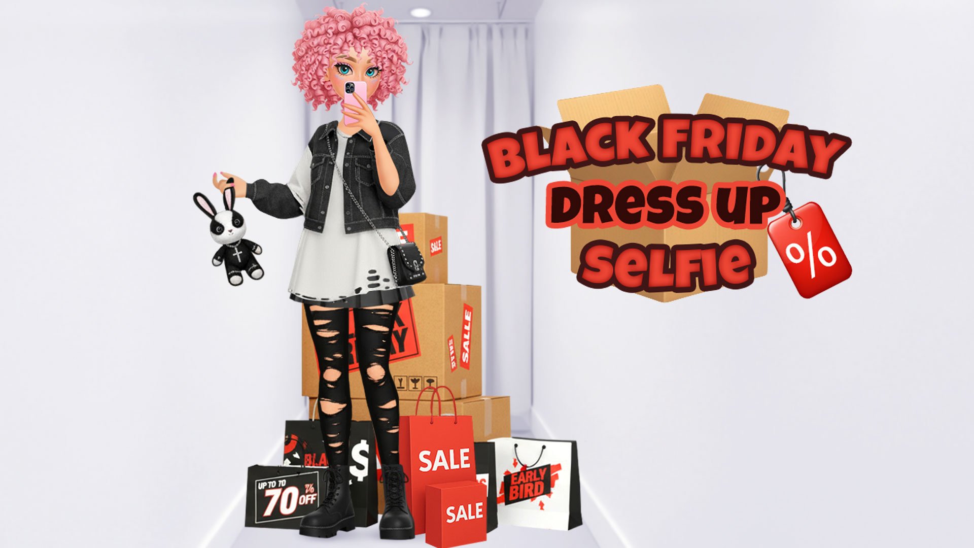 Black Friday Dress Up Selfie game artwork
