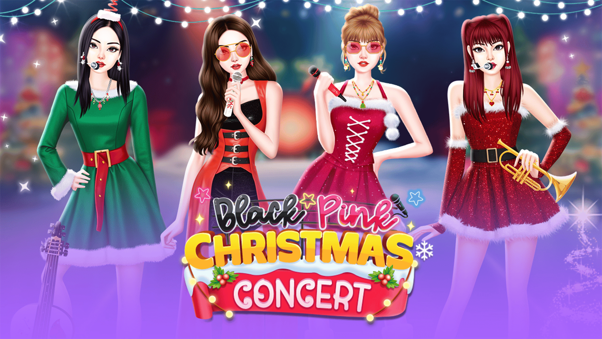 Arte da capa de Black Pink Christmas Concert