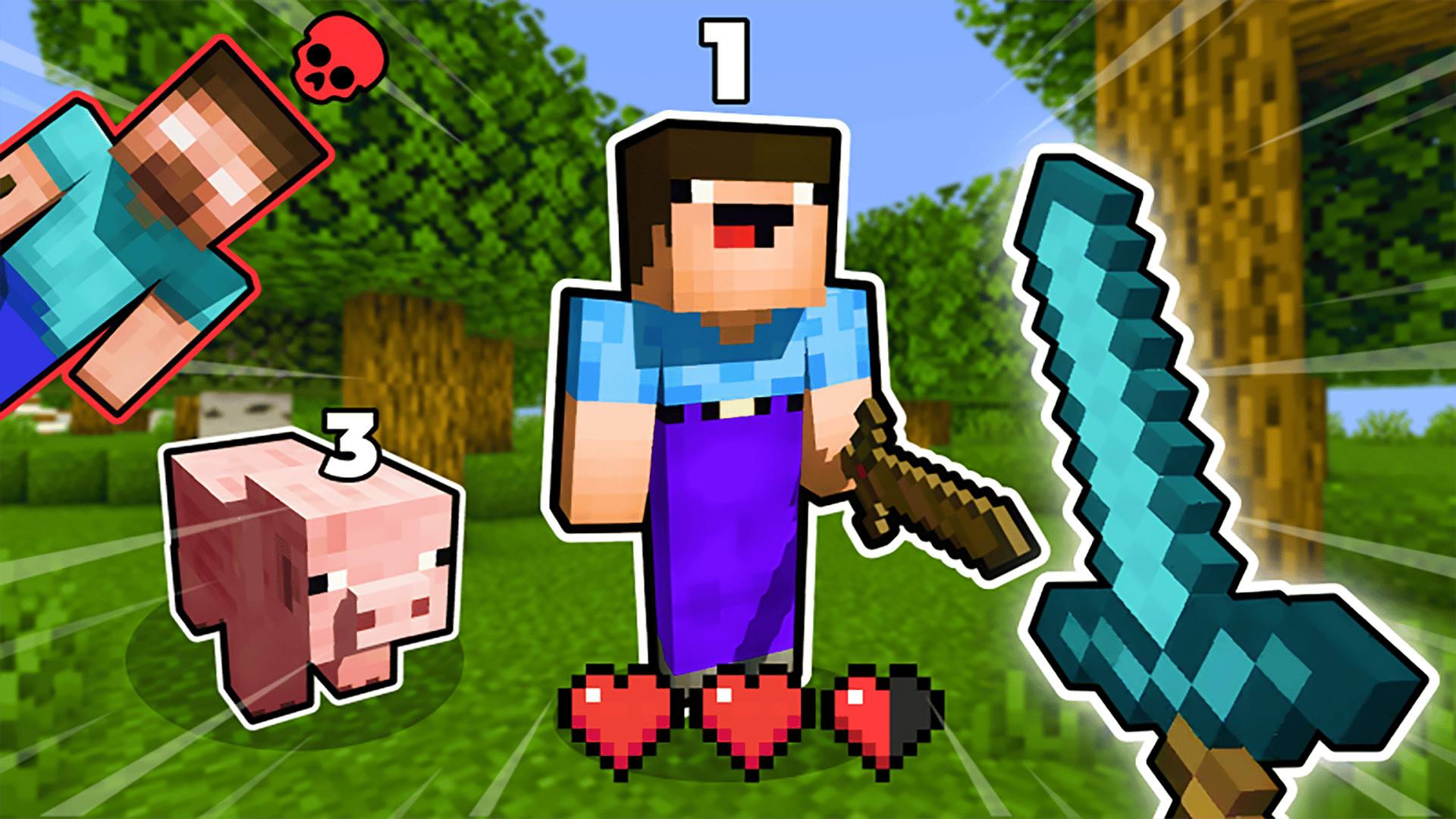 Imagen de portada de Block Battle - Noob vs Pro