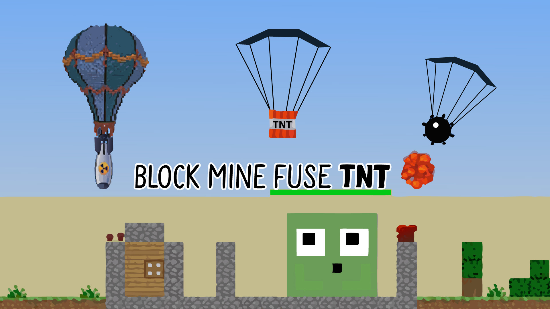 Block Mine Fuse TNT game artwork