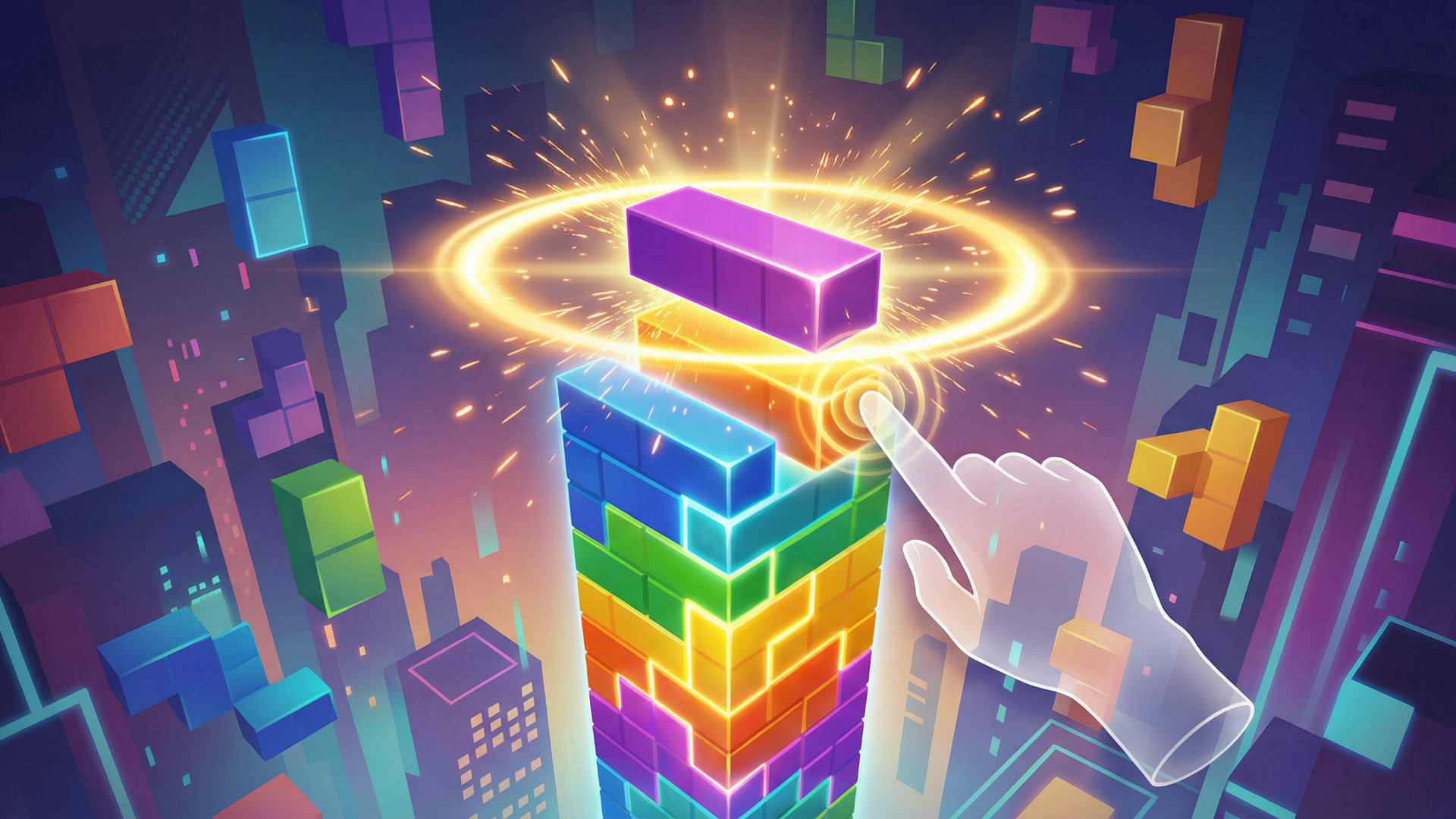 Arte da capa de Block stack