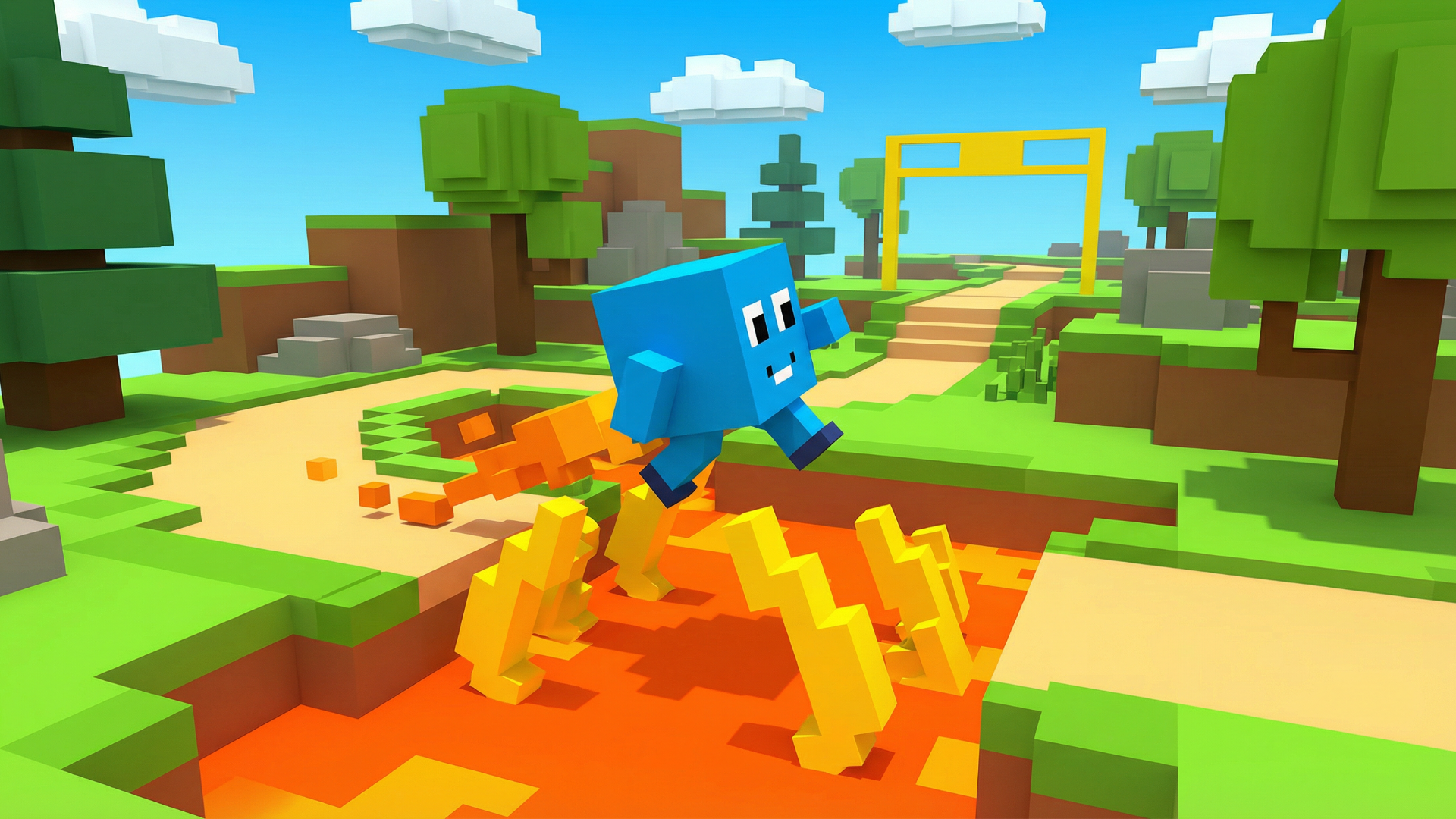 Blocky Road Casual Fun Game cover art