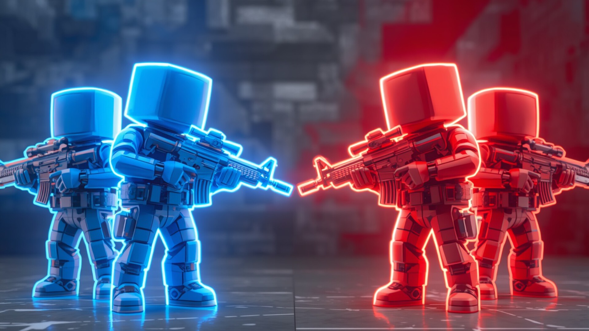 Arte da capa de Blue versus Red: Who's better?