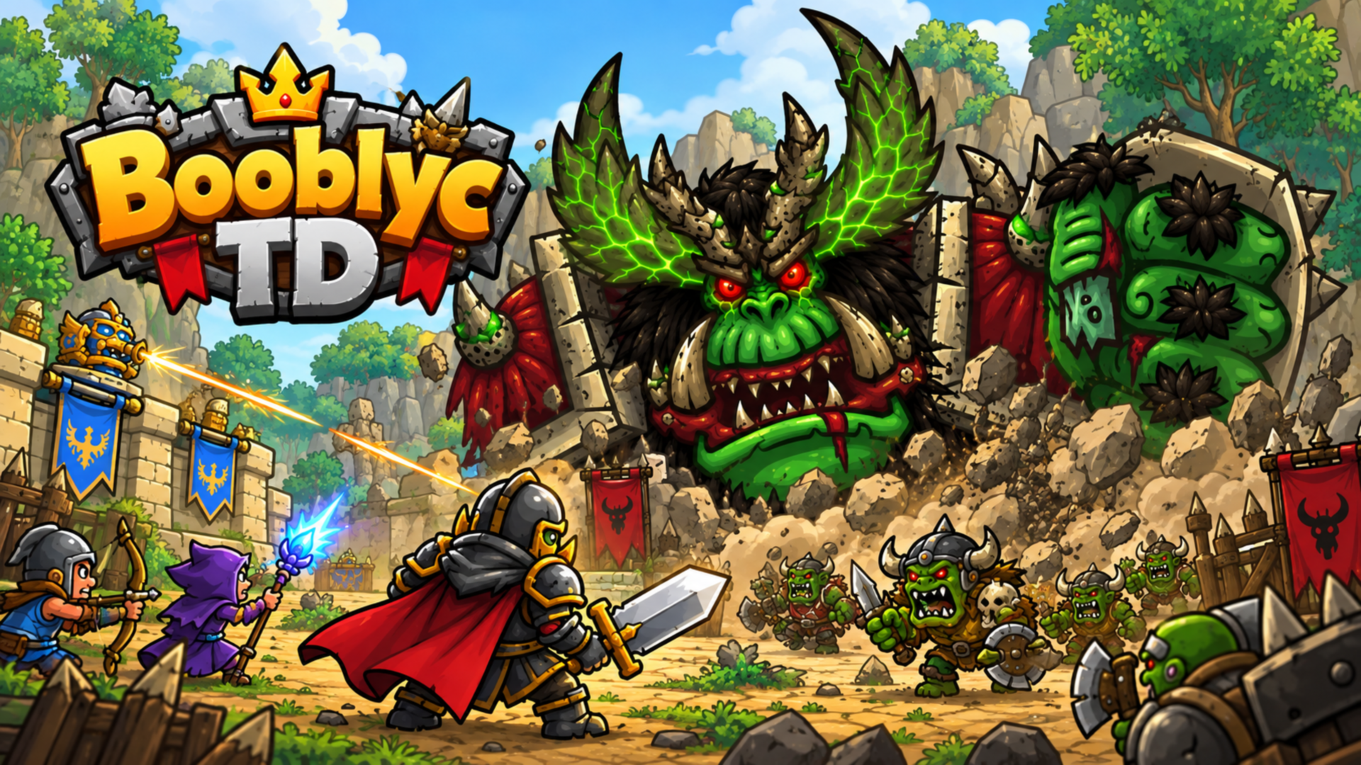 Copertina di Booblyc TD: Card Tower Defense
