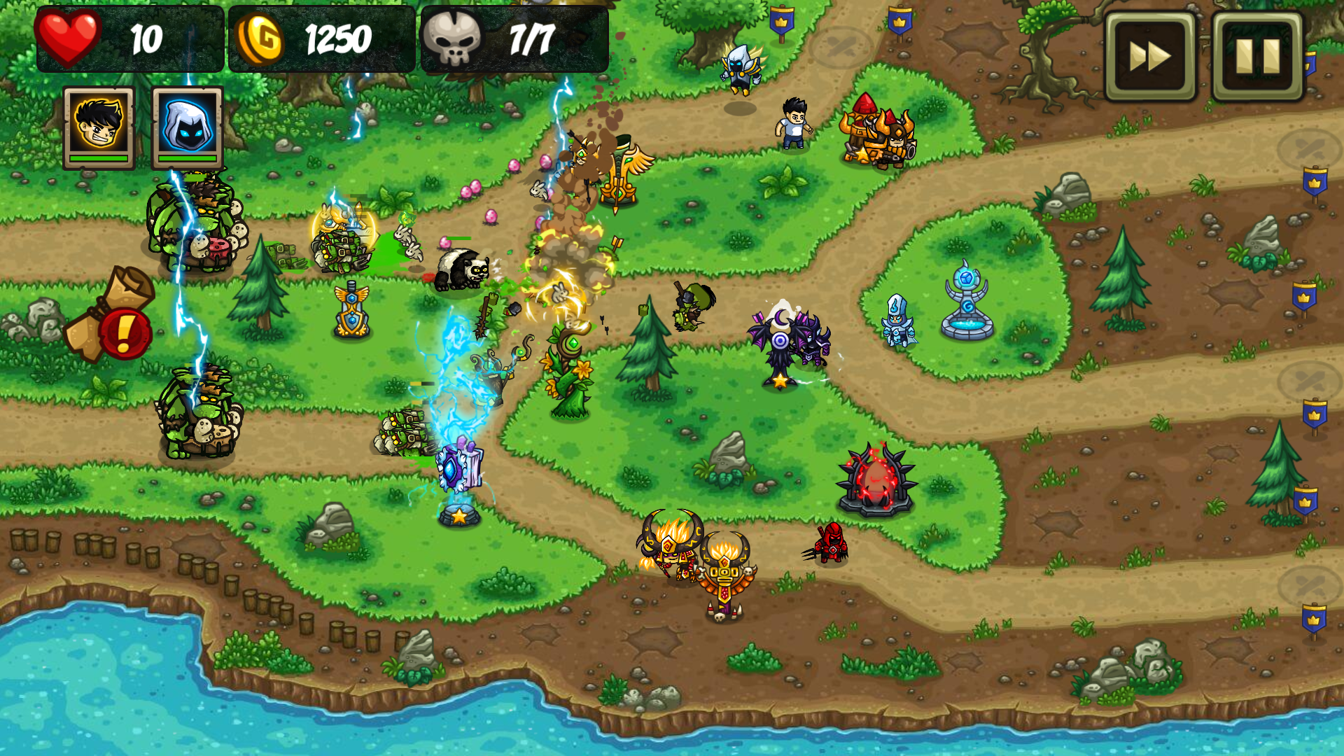 Booblyc TD: Card Tower Defense screenshot 2