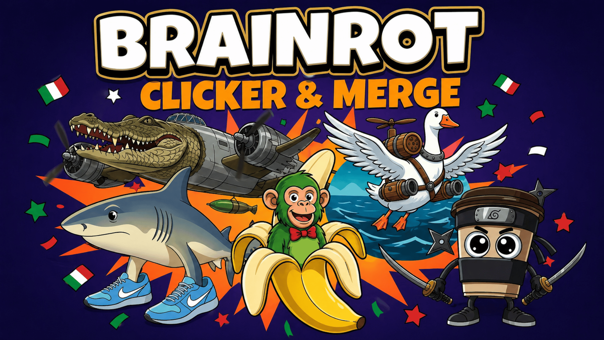 Okładka Brainrot Clicker & Merge