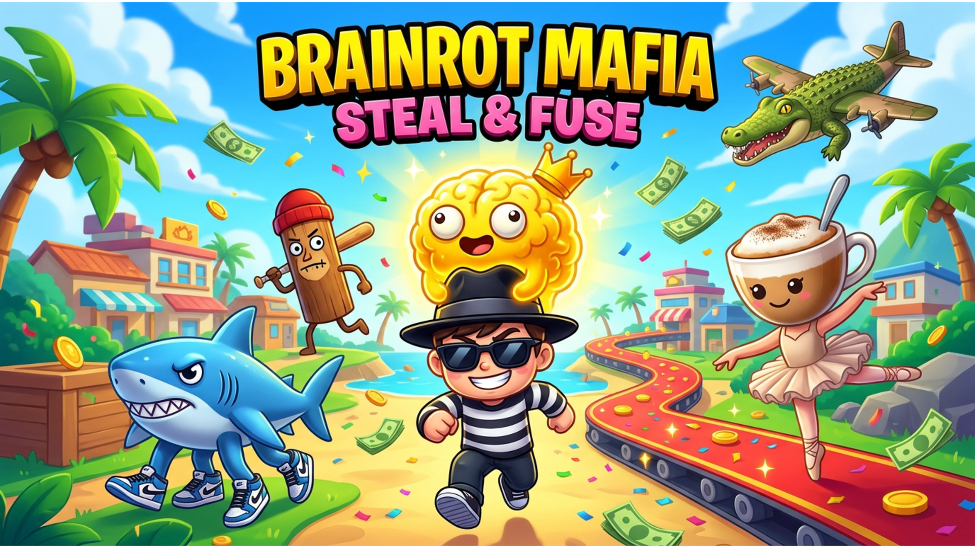 Brainrot Mafia: Steal & Fuse