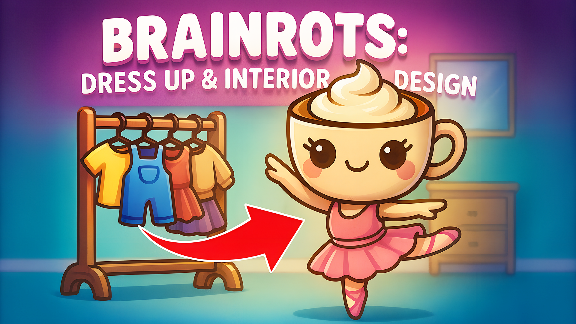 Visuel de Brainrots: Dress Up & Interior Design