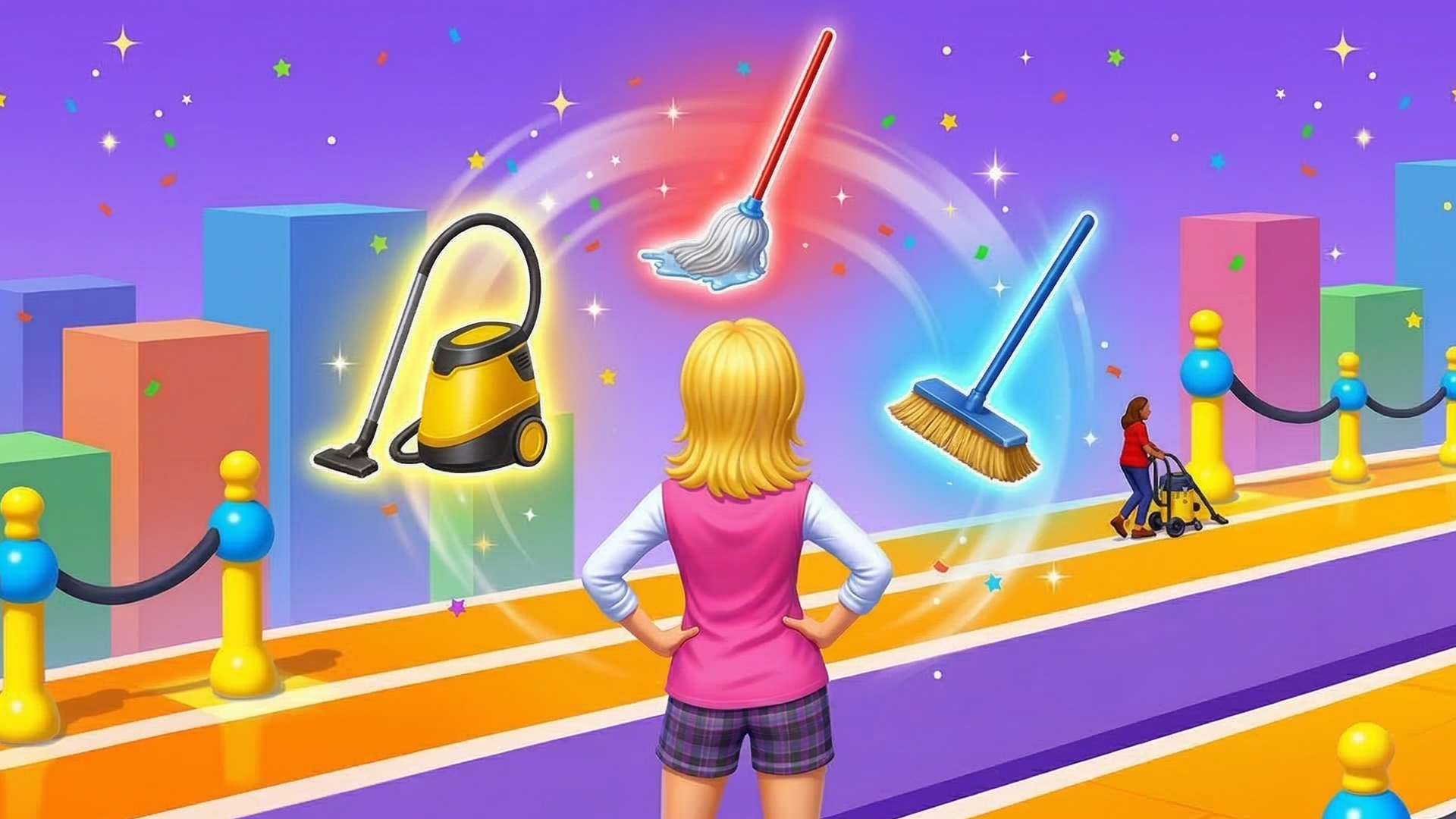 Bridge Cleaner Runner Game cover art