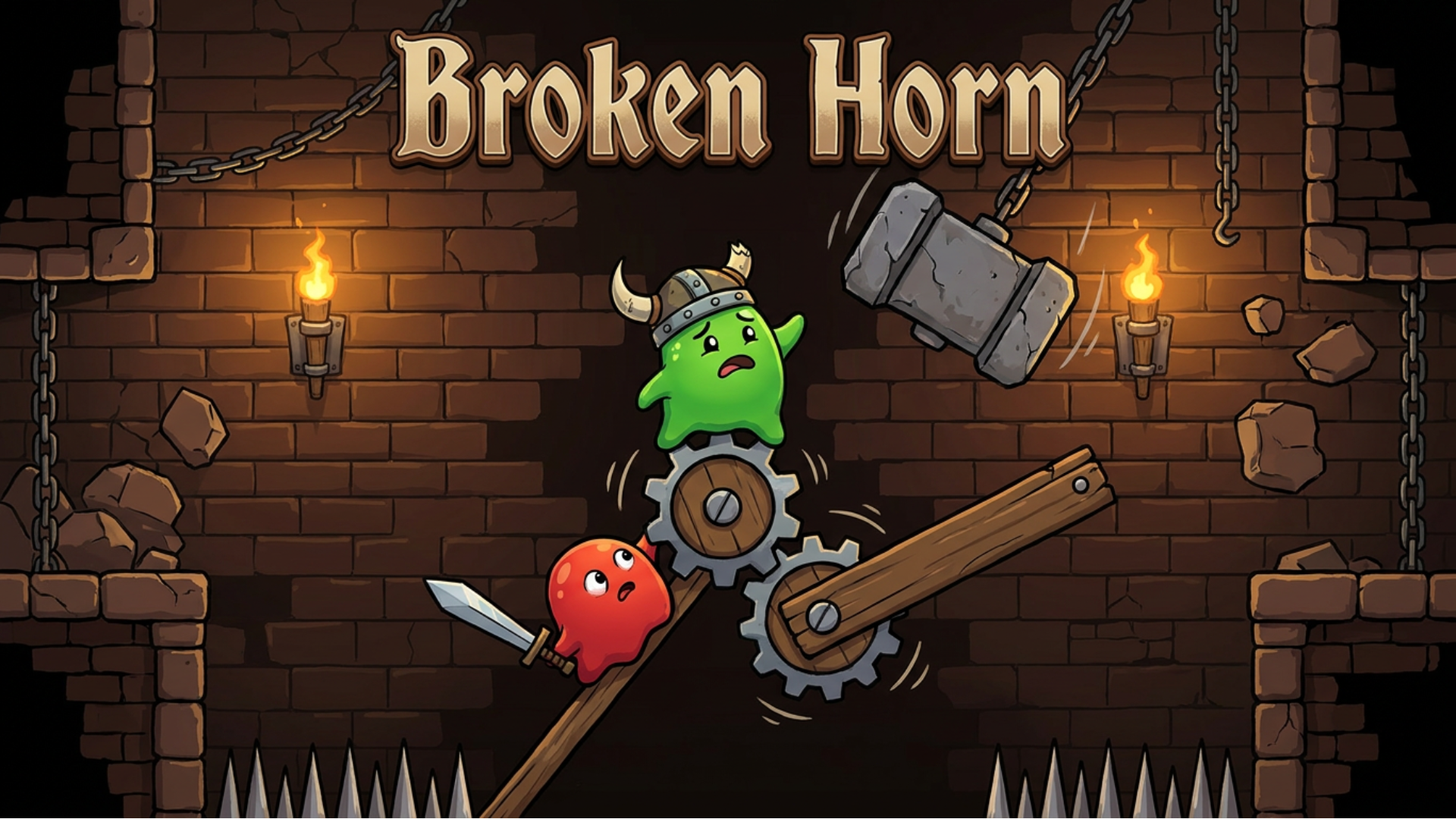 Arte da capa de Broken Horn