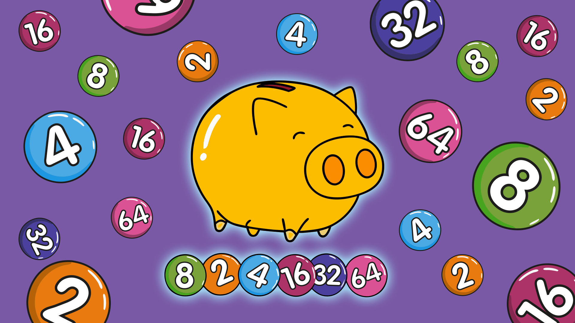 Arte da capa de Bubble Merge 2048