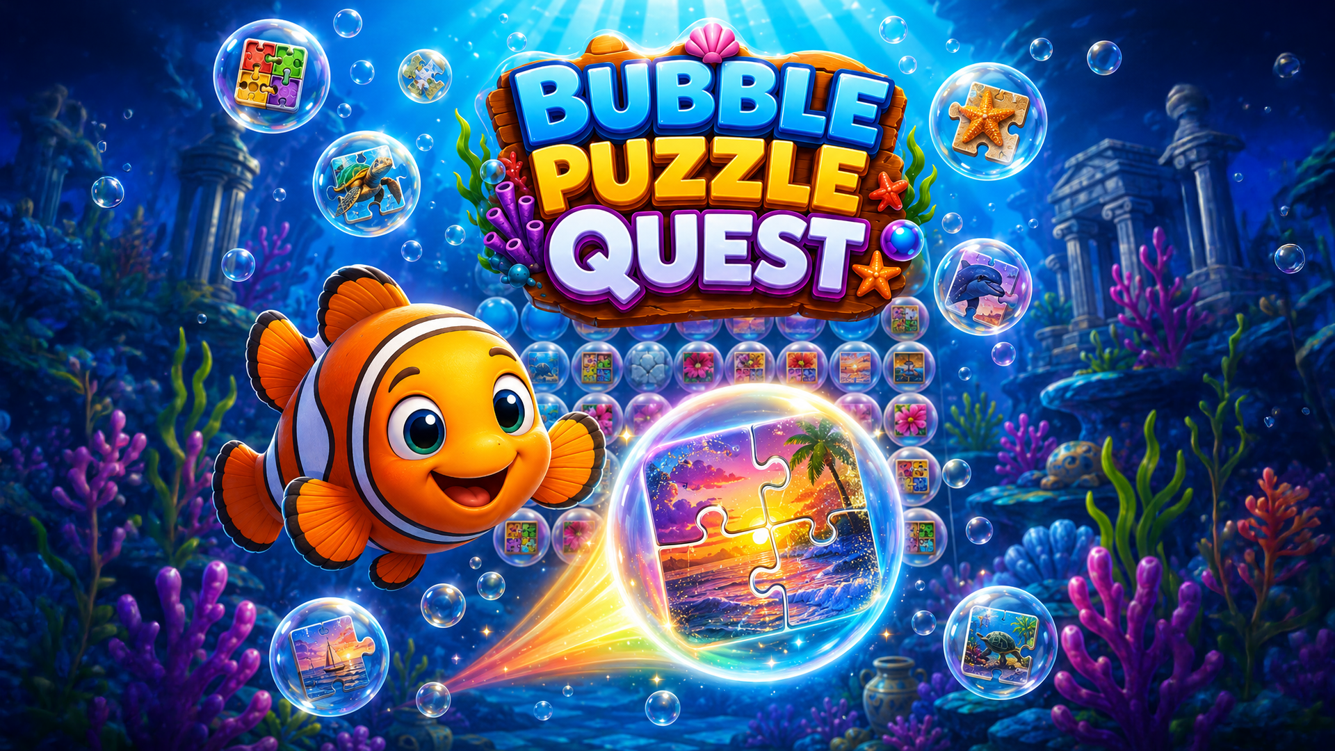 Arte da capa de Bubble Puzzle Quest