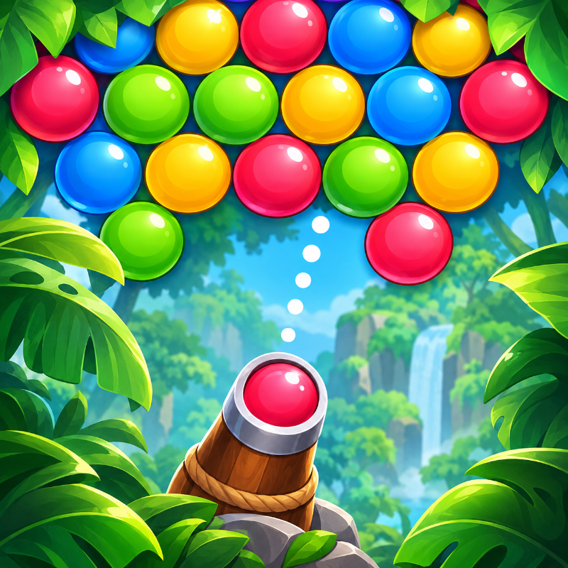 Bubble Shooter: Jungle Adventure