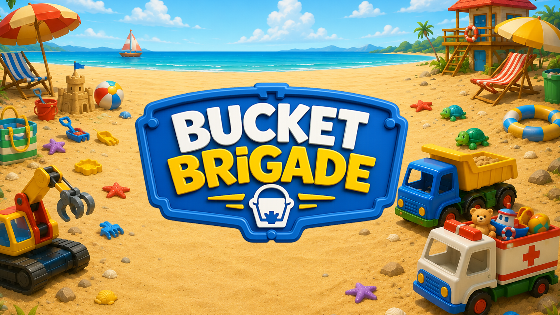 Arte da capa de Bucket Brigade