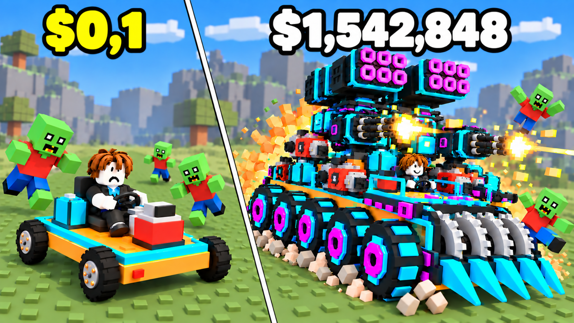 Build Car for Kill Zombies game thumbnail