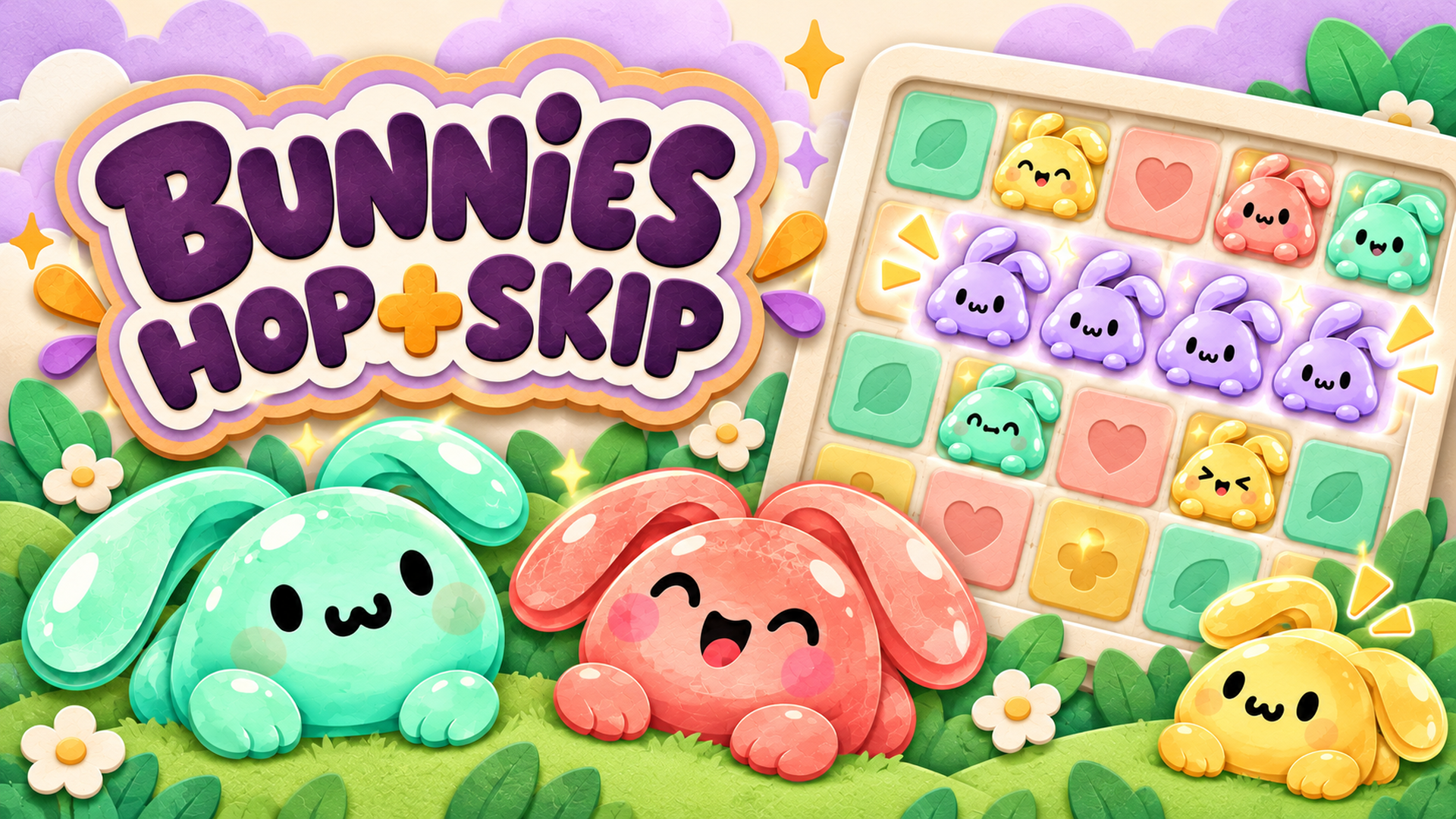 Bunnies: Hop + Skip cover art