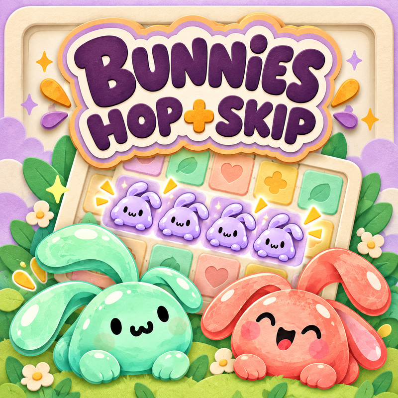 Bunnies: Hop + Skip