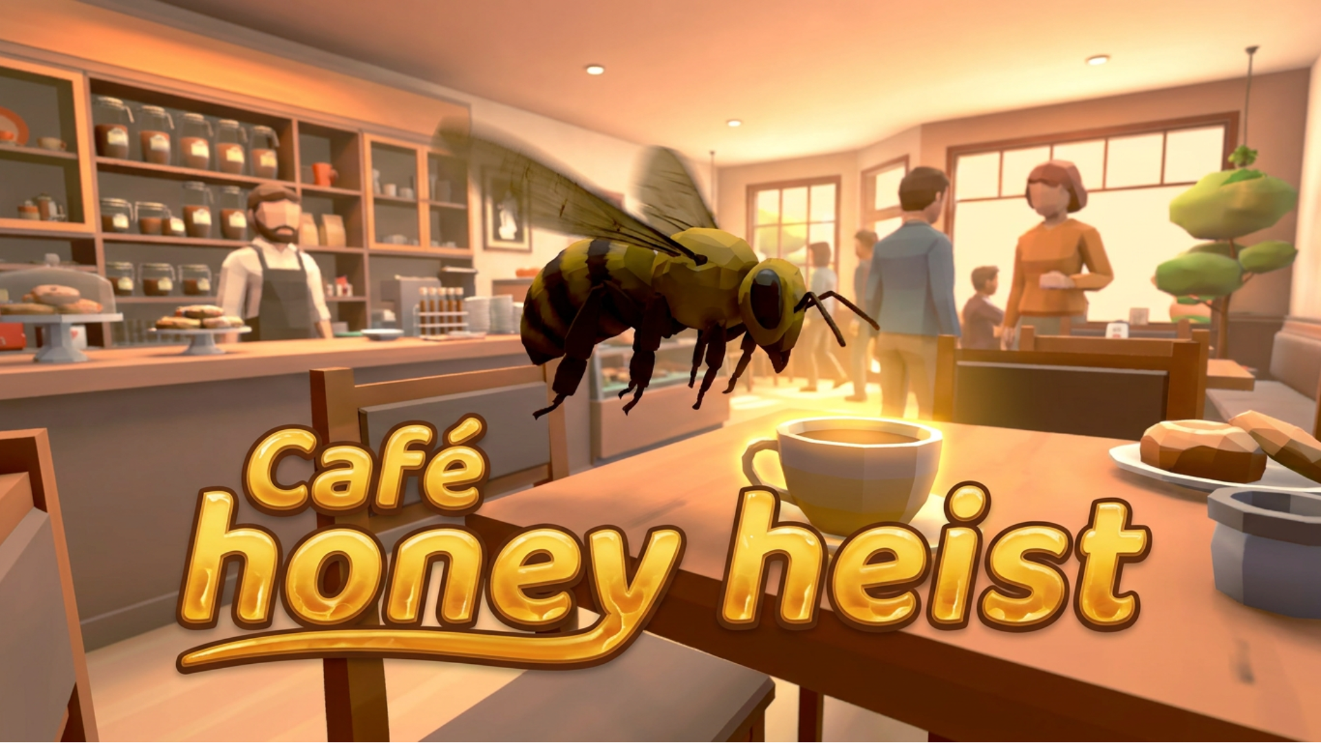 Arte da capa de Café honey heist