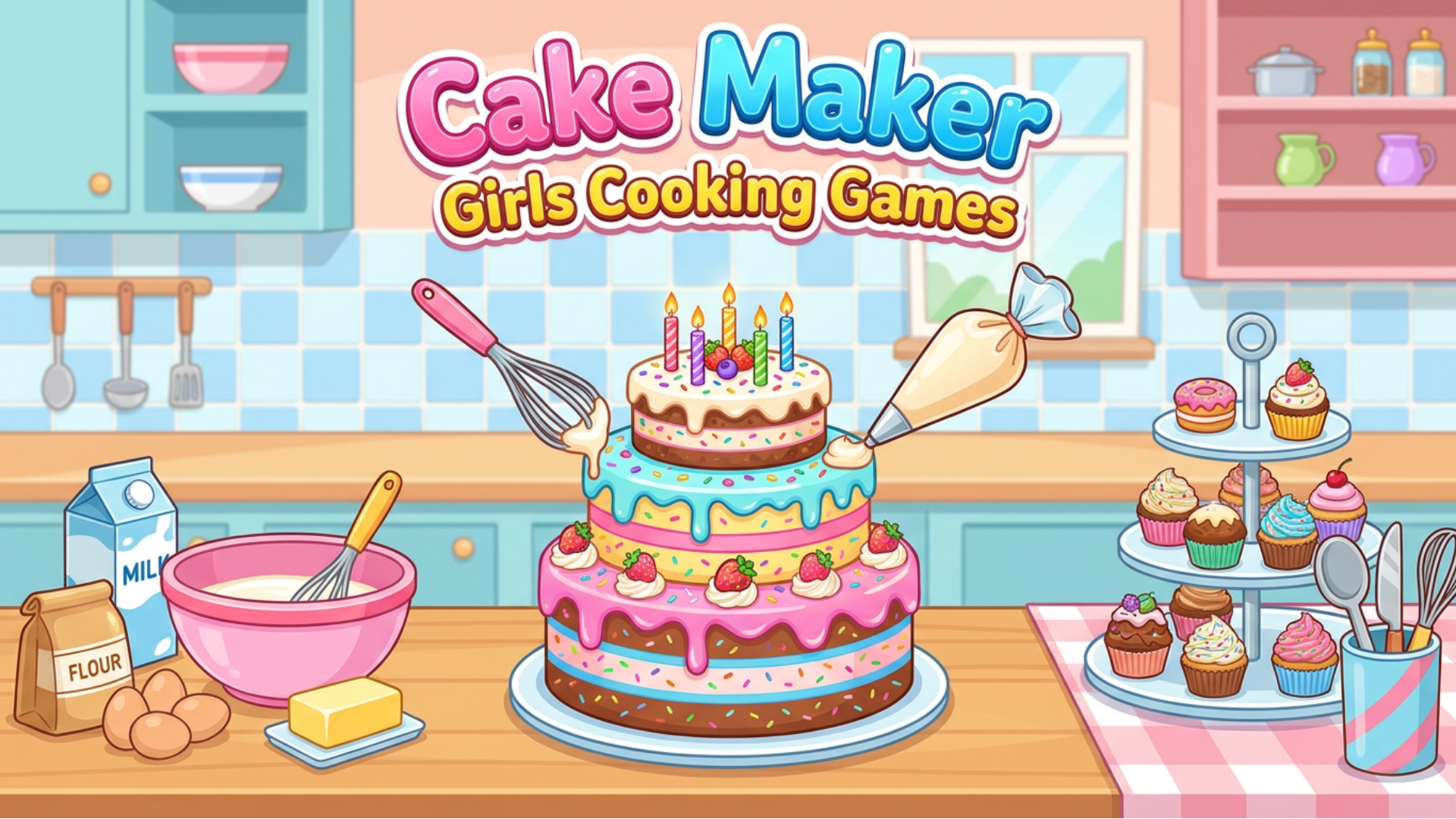 Cake Maker: Girls Cooking Games