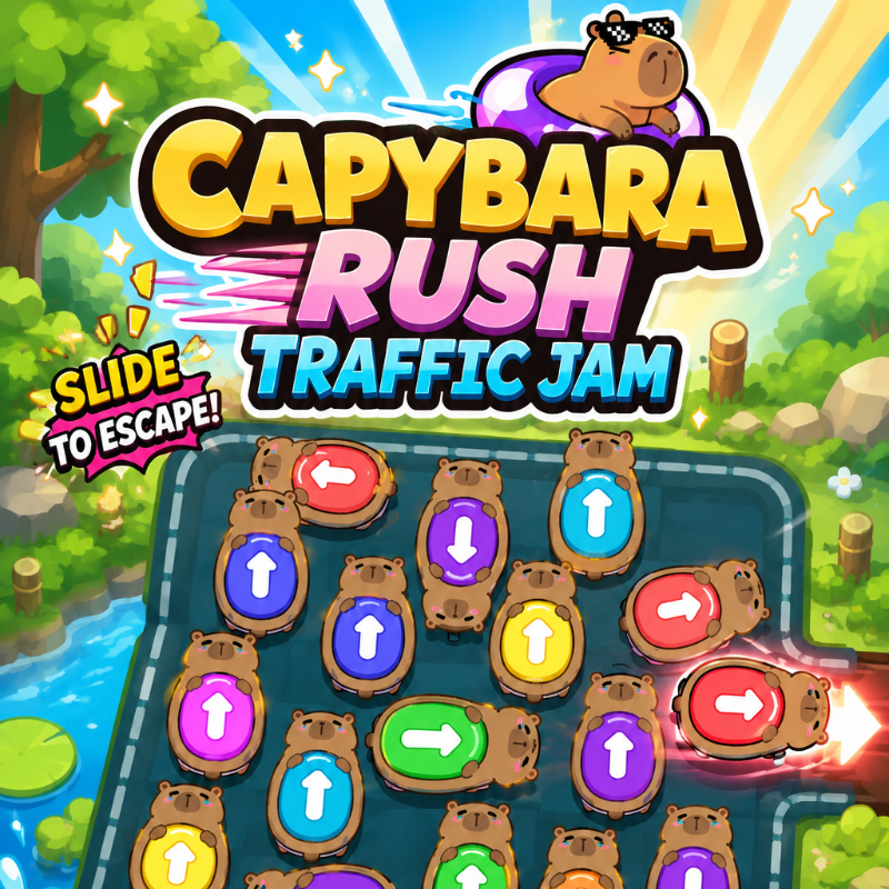 Capybara Rush Traffic Jam