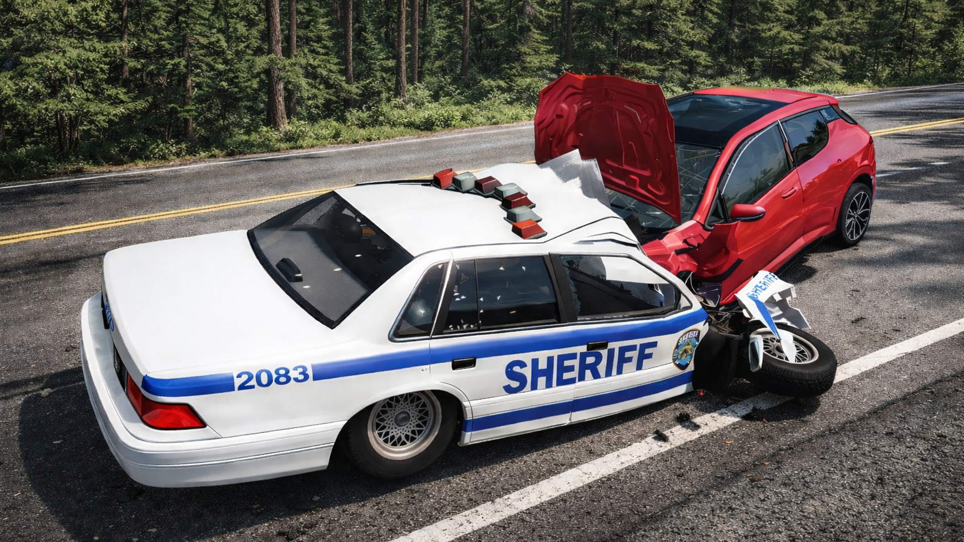 Car Jump Crash Simulator 3D