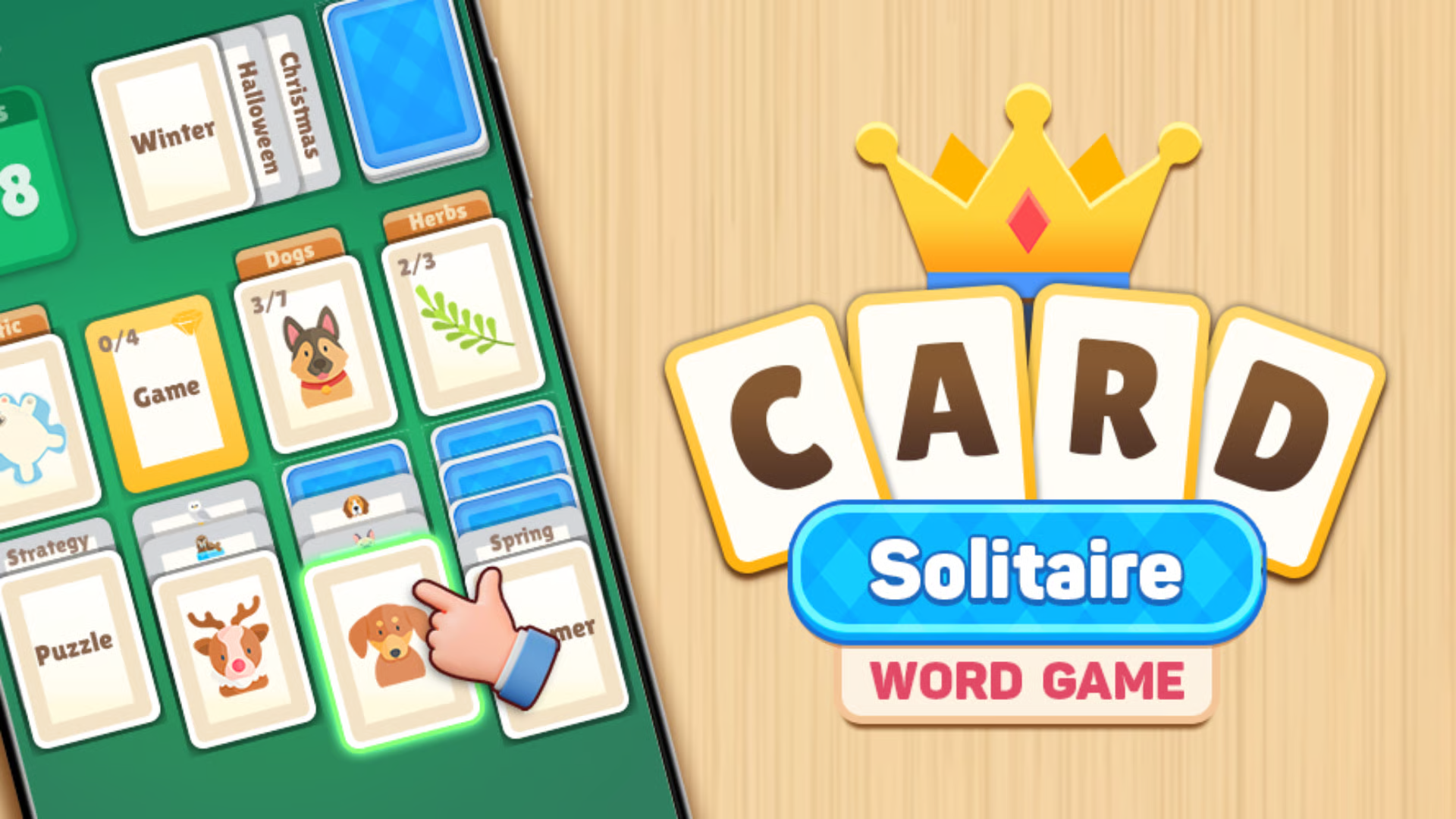 Okładka Card Solitaire: Word Game