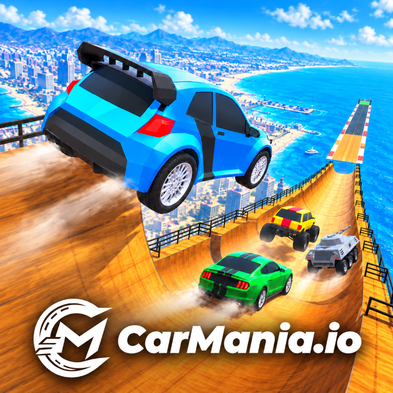 CarMania.io: Arcade Car Racing and Stunt Game | Playgama