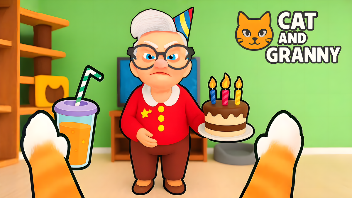Cat and Granny cover art