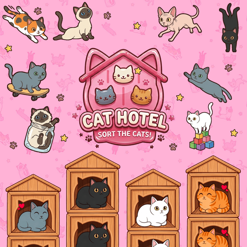 Cat Hotel - Sort the cats!