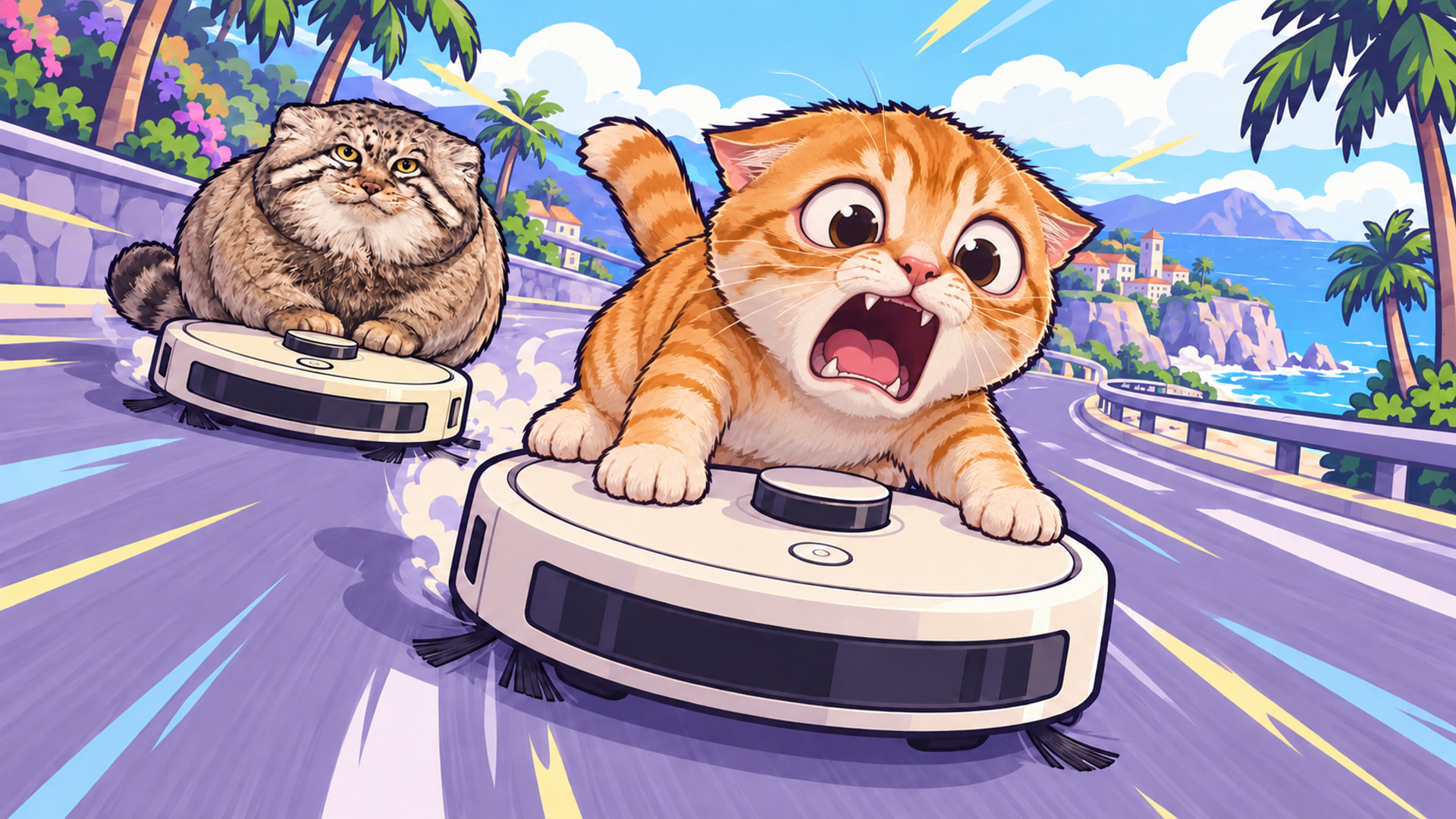 Imagen de portada de Cat Racing: Turbo House