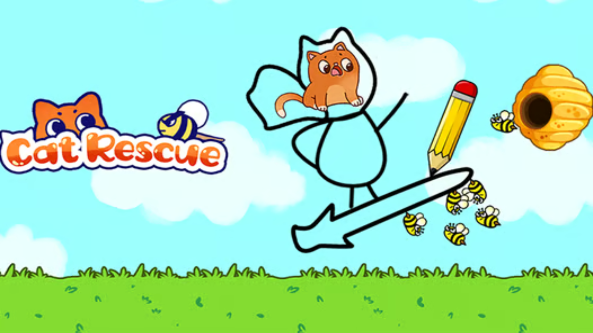 Cat Rescue — play on Playgama (by Bravestars)