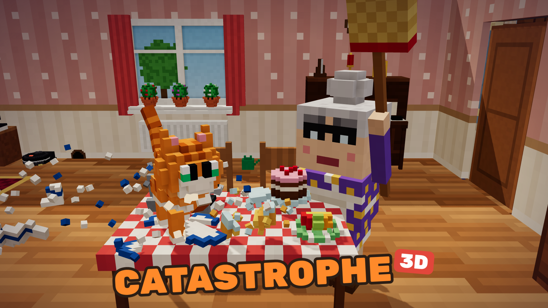 Arte da capa de Catastrophe 3D: Cat vs Granny