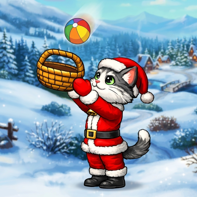 Catch It! Santa the Toy Rescuer