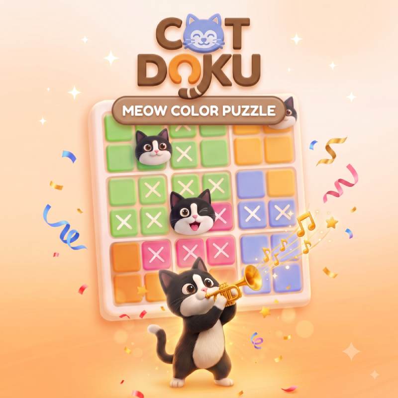 Catdoku: Meow Color Puzzle