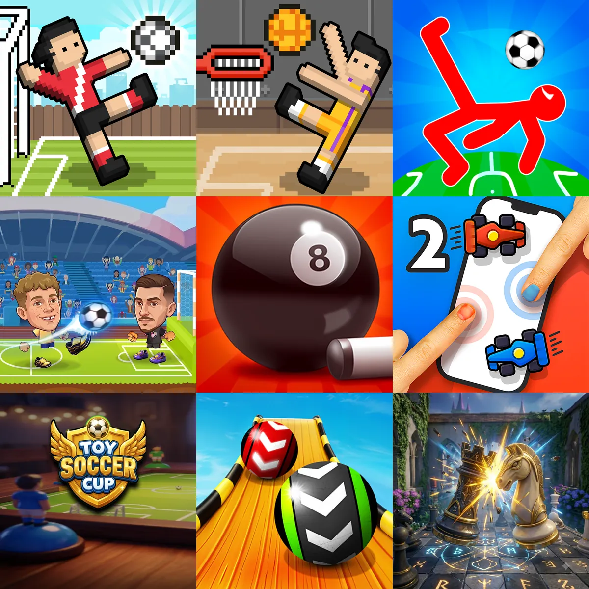 2 player sports games