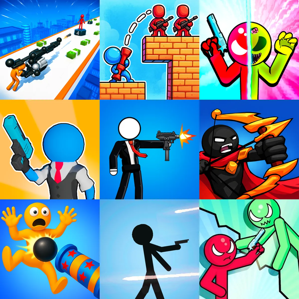 Stickman shooting games