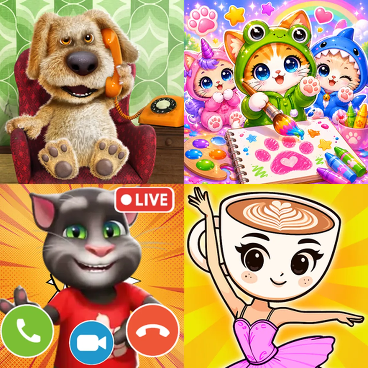 Talking Angela Games