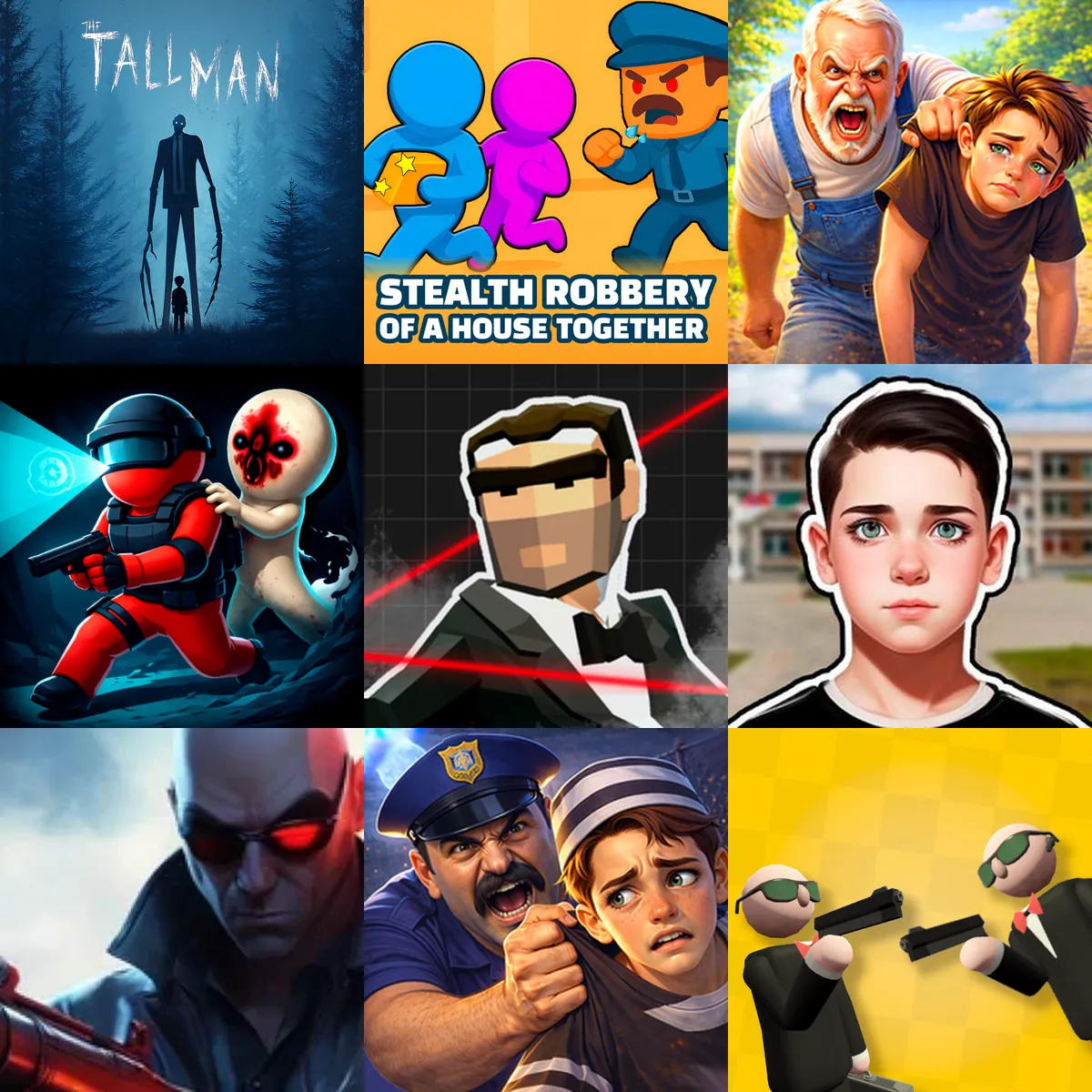 Stealth action games
