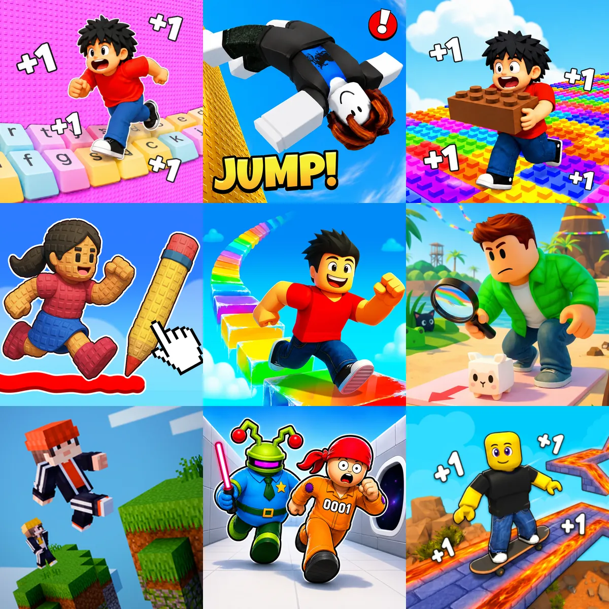 Parkour Minecraft games