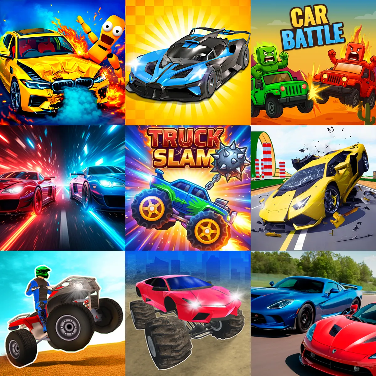 2 player car games