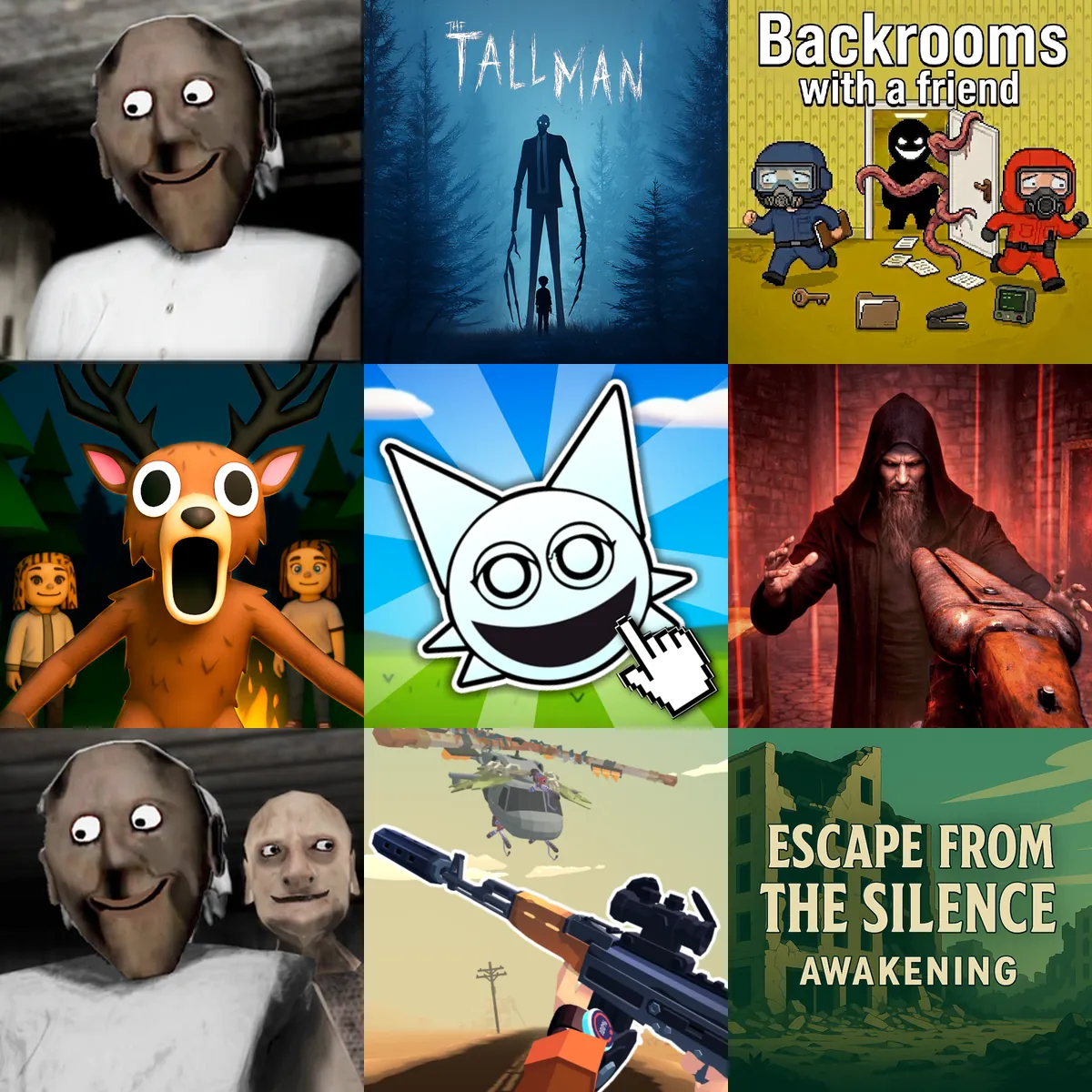 Horror escape games