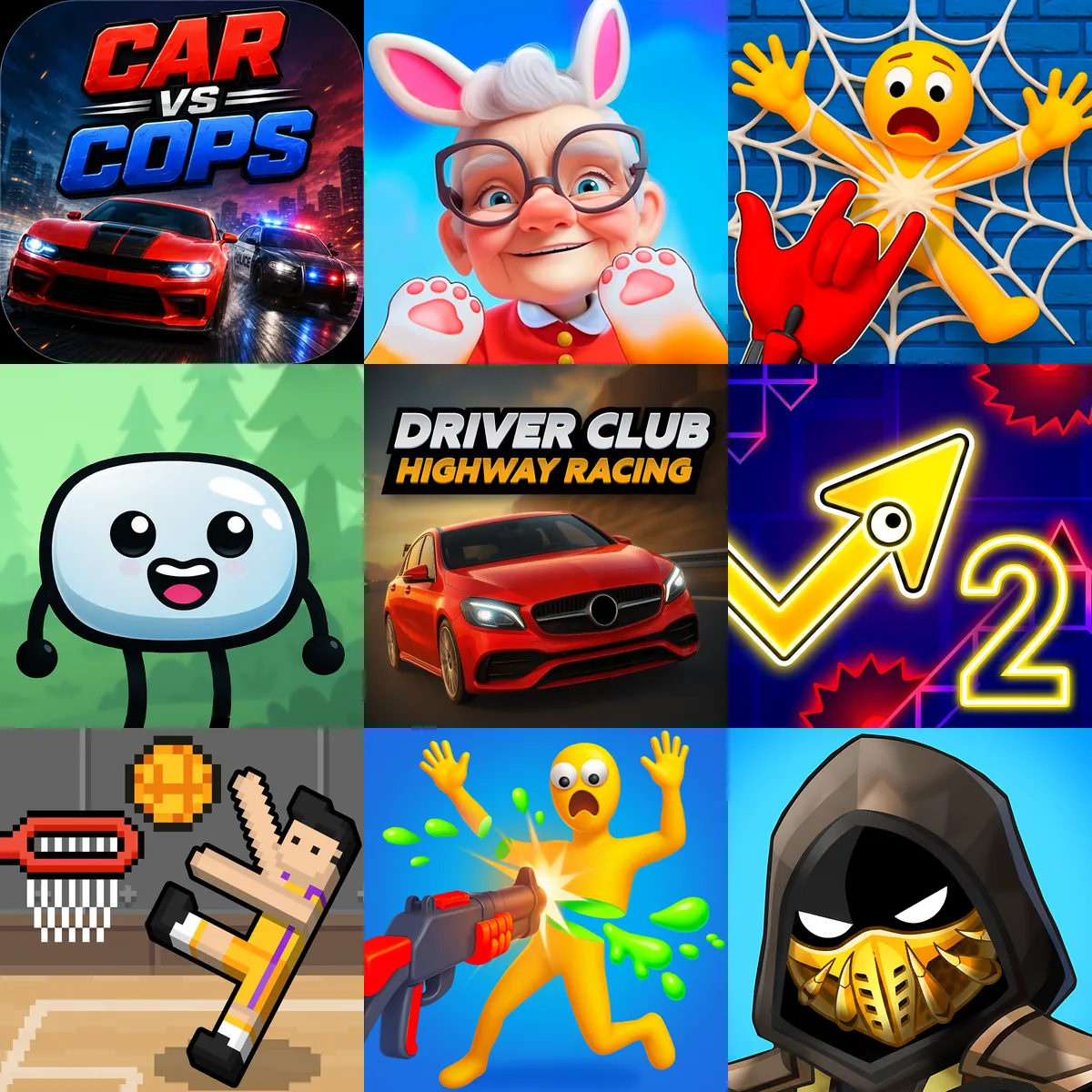 Fast paced action games