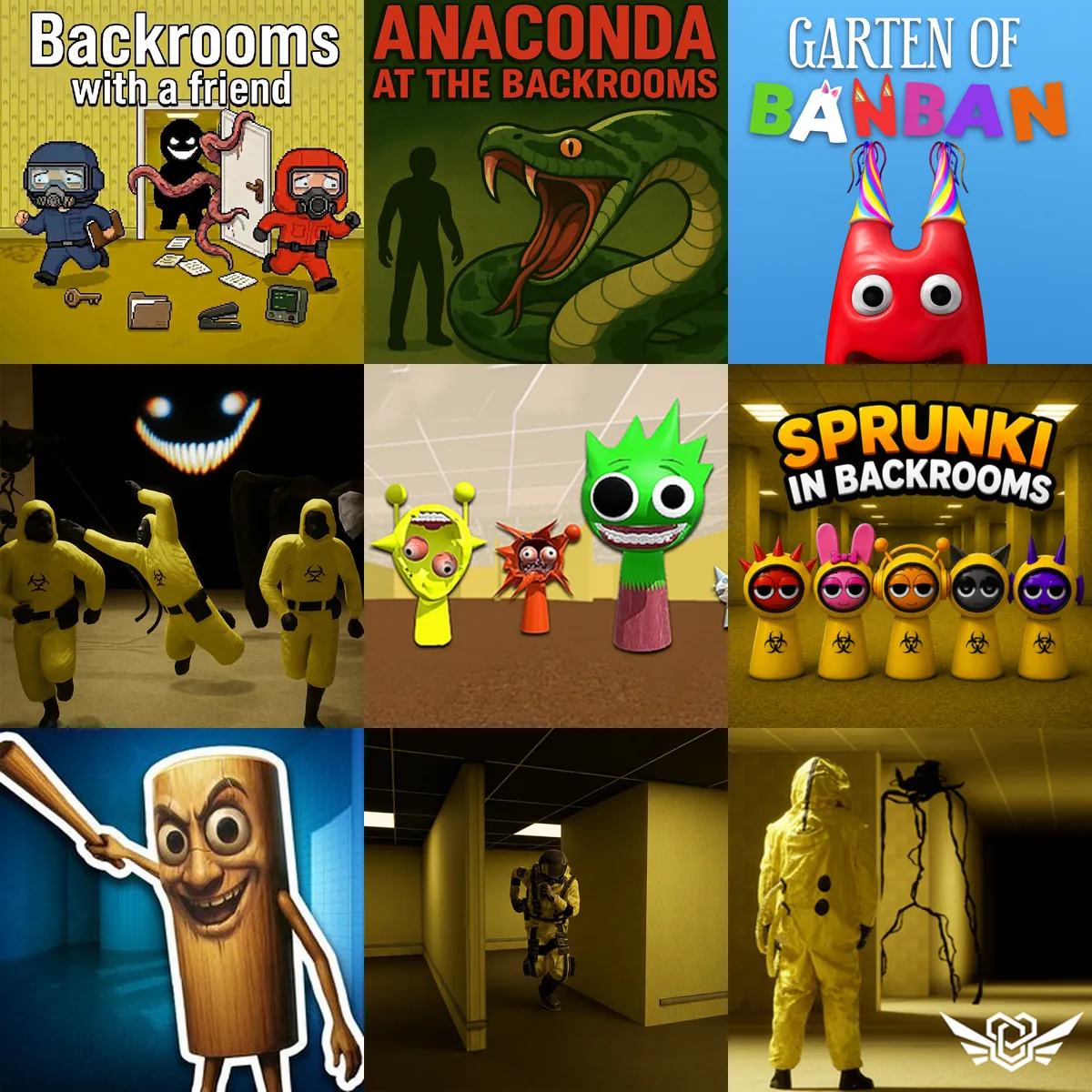 Backrooms games
