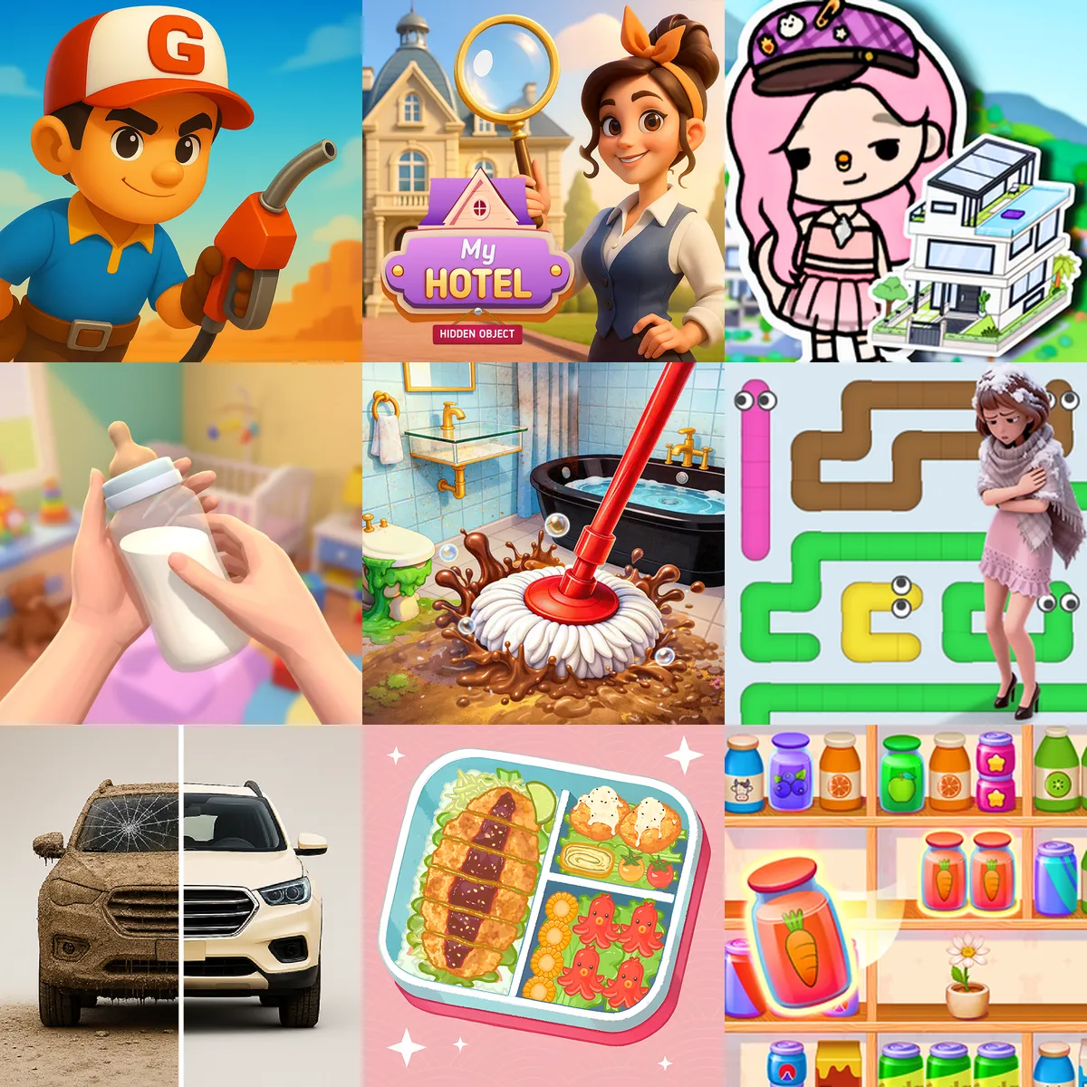 Cleaning Games