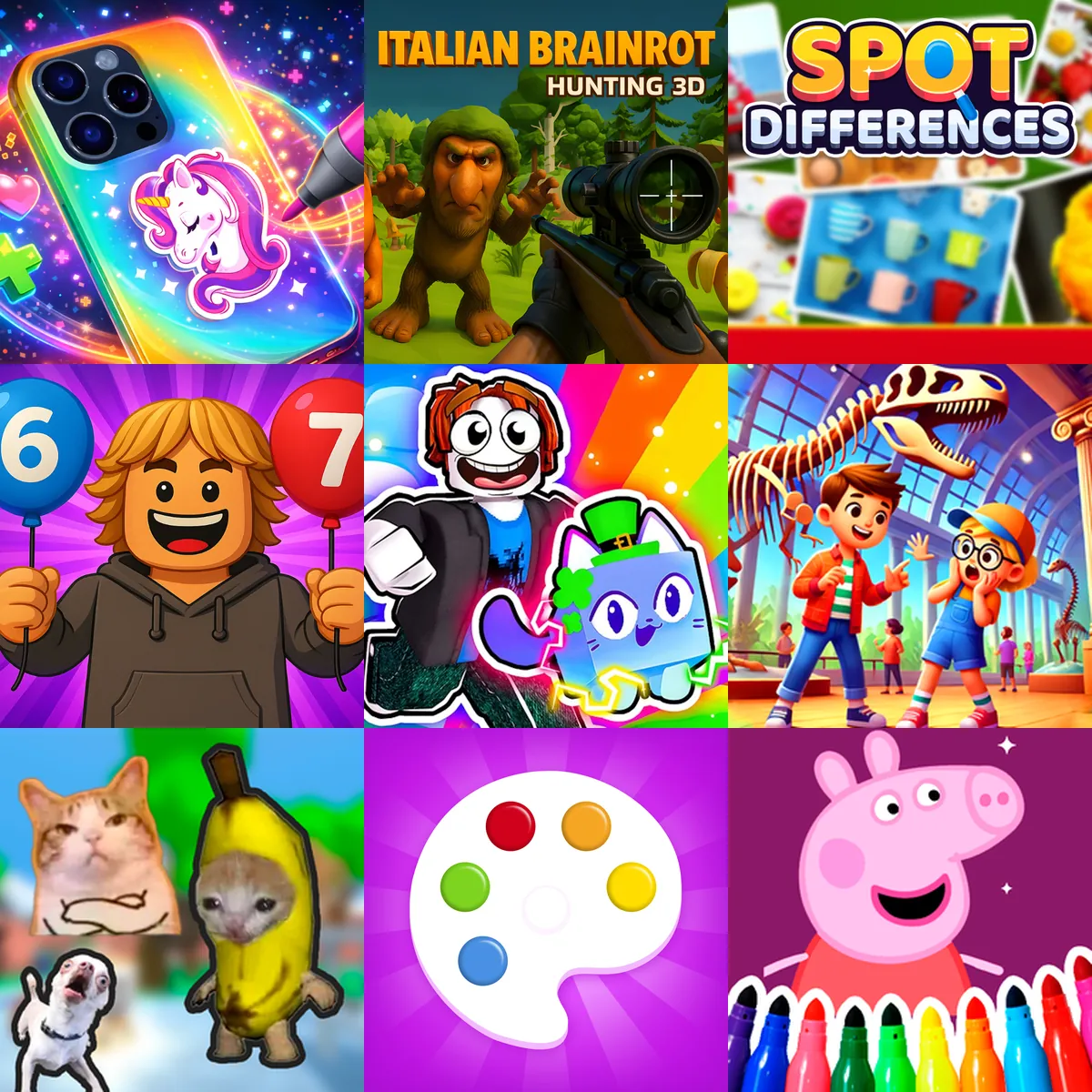 Cartoons Games