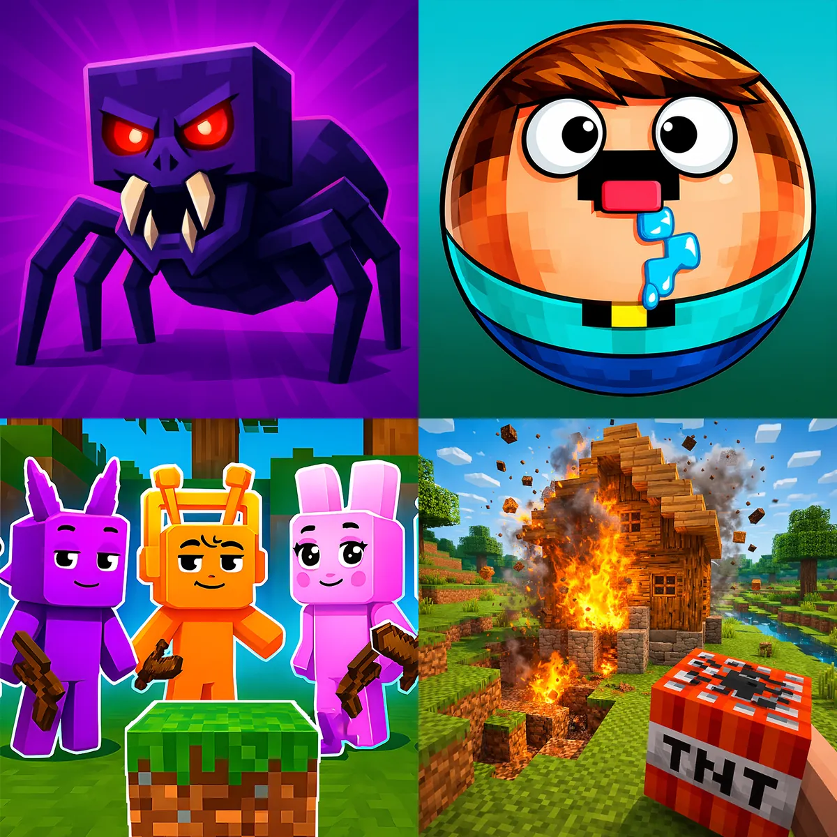 Minecraft adventure games