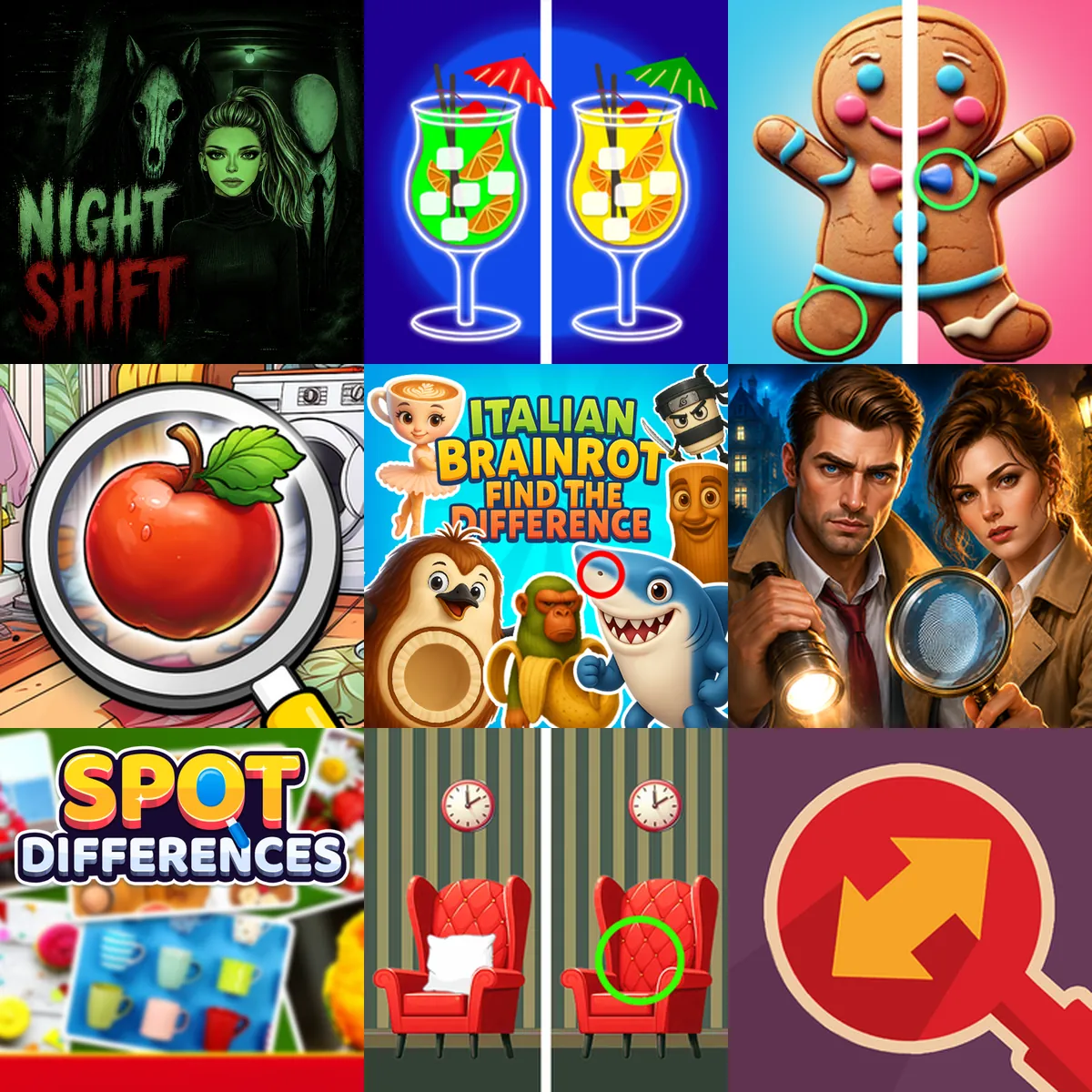 Spot The Difference Games
