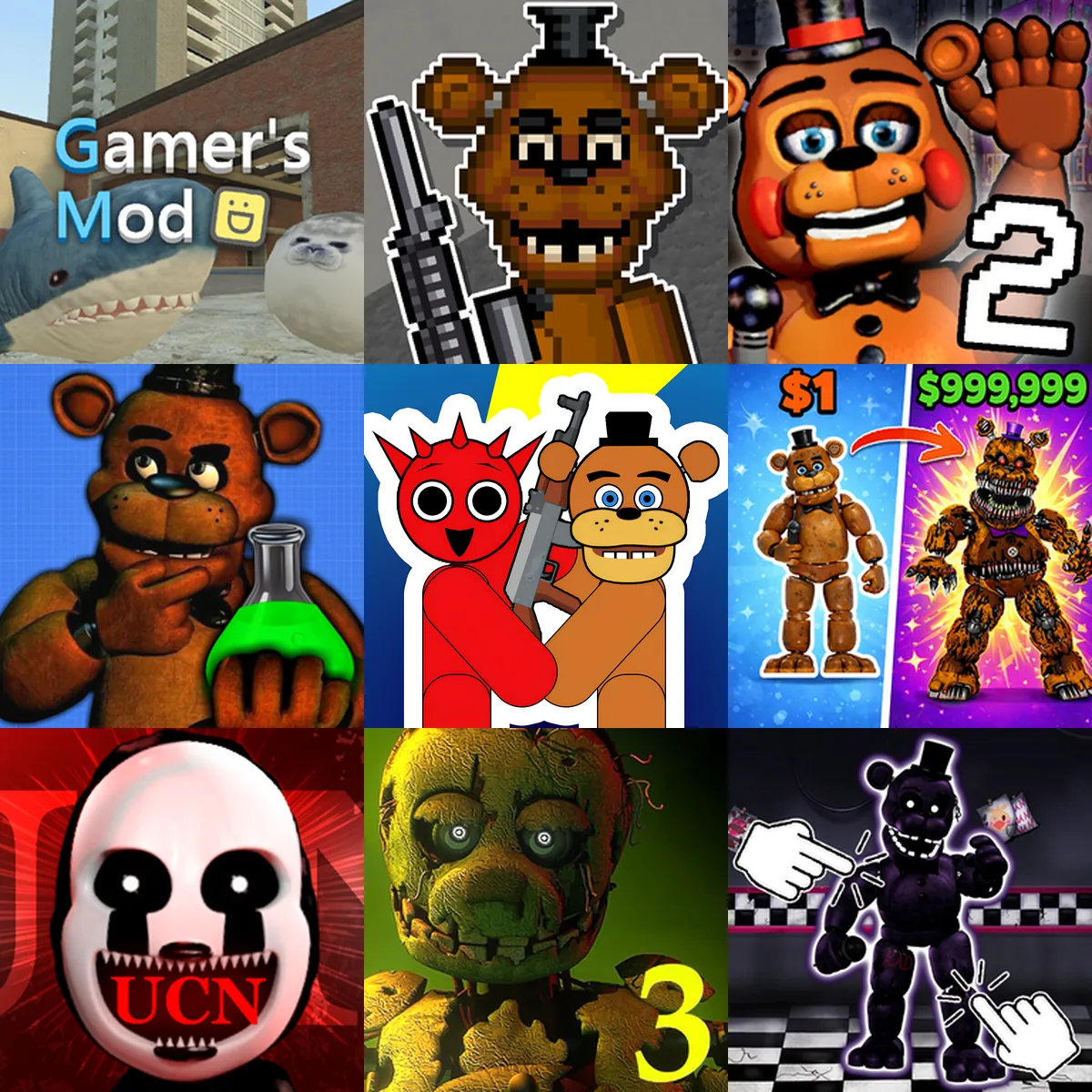 Five Nights At Freddy Games