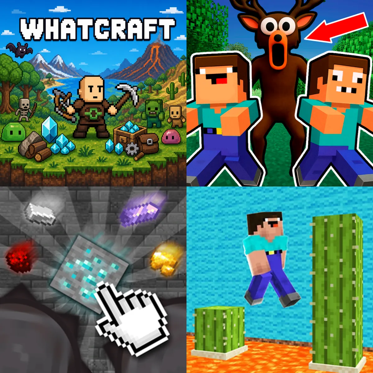 2d Minecraft games
