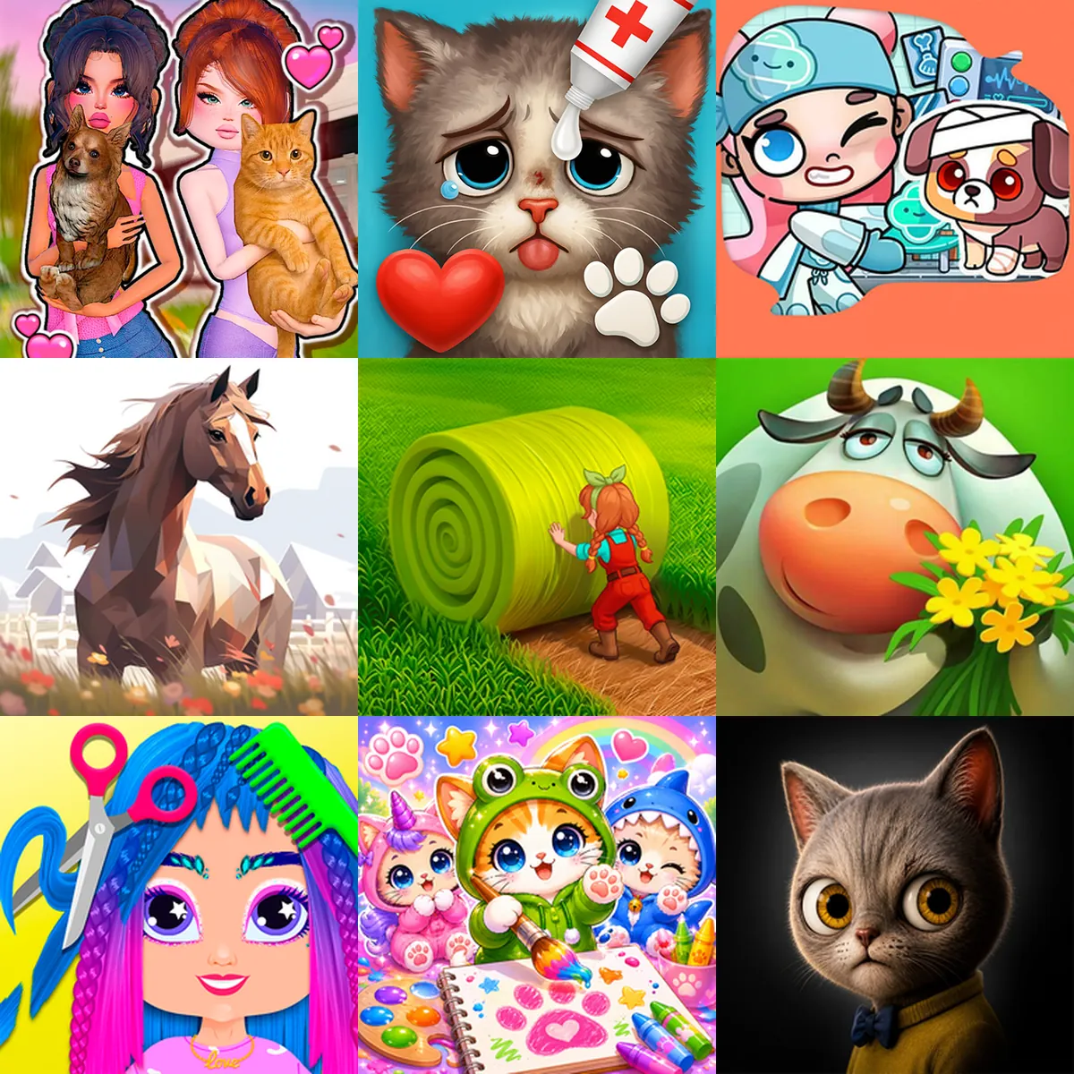 Pet Grooming Games